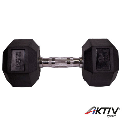 Hatszögletű kézisúlyzó Sveltus 12,5 kg