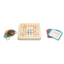 Készségfejlesztő játék BS Toys Geoboard