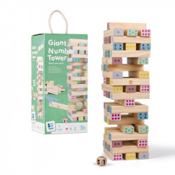 Óriás számozott jenga BS Toys