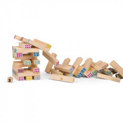 Óriás számozott jenga BS Toys