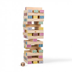 Óriás számozott jenga BS Toys