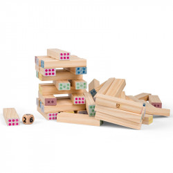 Óriás számozott jenga BS Toys