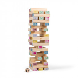 Óriás számozott jenga BS Toys