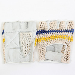 Súlyzó kesztyű Effea kötött fehér