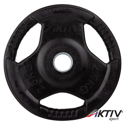 Aktivsport Gumírozott súlyzótárcsa 2,5 kg 31 mm