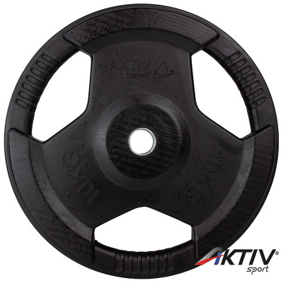 Aktivsport Gumírozott súlyzótárcsa 10 kg 31 mm