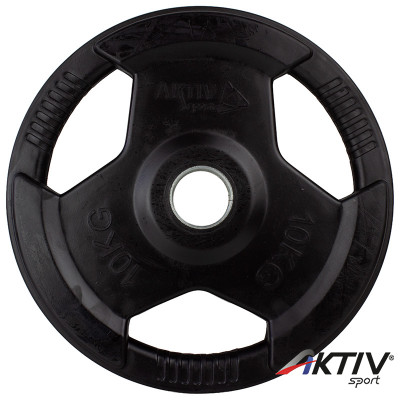 Aktivsport Gumírozott súlyzótárcsa 10 kg 51 mm