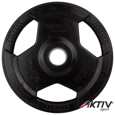 Aktivsport Gumírozott súlyzótárcsa 10 kg 51 mm
