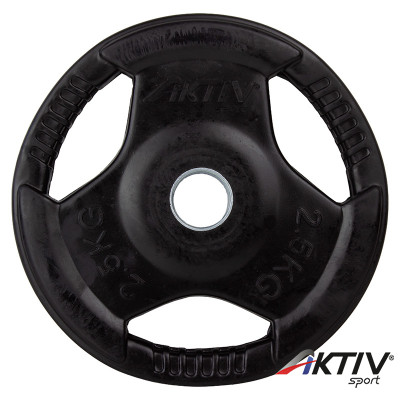 Aktivsport Gumírozott súlyzótárcsa 2,5 kg 51 mm