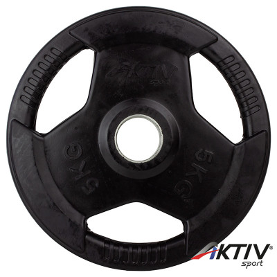 Aktivsport Gumírozott súlyzótárcsa 5 kg 51 mm