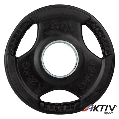 Aktivsport Gumírozott súlyzótárcsa 1,25 kg 51 mm