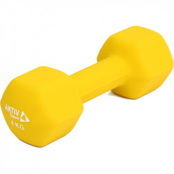 Aktivsport Súlyzó 4 kg neoprén citrom hirlevel2 Aktivsport