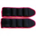 Aktivsport Csuklósúly 2x1 kg fekete/rózsaszín