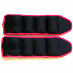 Aktivsport Csuklósúly 2x1 kg fekete/rózsaszín