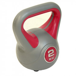 Aktivsport kettlebell 2 kg műanyag bevonattal