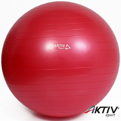 Aktivsport Durranásmentes gimnasztikai labda 75 cm piros