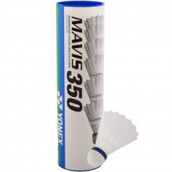 Tollaslabda Yonex, parafa Mavis 350 kék csík, fehér szoknya Tollaslabda