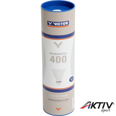 Tollaslabda Victor Nylon Shuttle 400 szintetikus fej, fehér