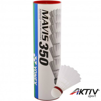 Tollaslabda Yonex, parafa Mavis 350 piros csík, fehér szoknya