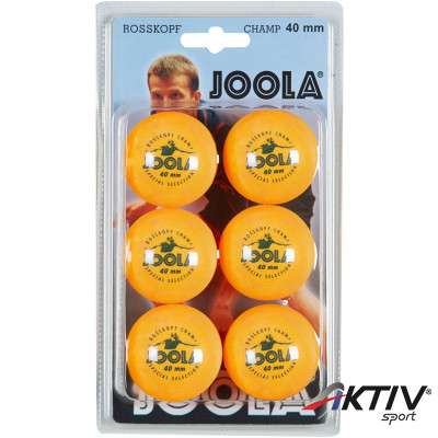 Pingponglabda Joola Rossi Champ narancs 40 mm 6 db/csomag