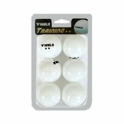 Pingponglabda Winner Training** 6 db fehér Sportszer