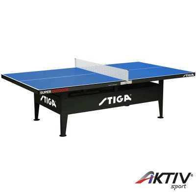 Pingpongasztal Stiga Super Outdoor hálóval és hálótartóval