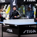 Pingpongasztal Stiga Super Outdoor hálóval és hálótartóval