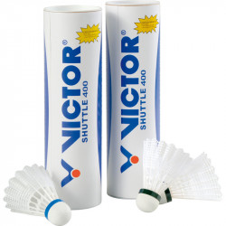 Tollaslabda Victor Nylon Shuttle 400 parafa fej, fehér Tollaslabda Victor