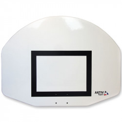 Kosárpalánk Aktivsport 120x90 cm üvegszálas ívelt streetball Aktivsport® termékek Aktivsport