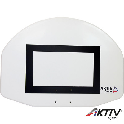Kosárpalánk Aktivsport 91x67 cm üvegszálas ívelt streetball