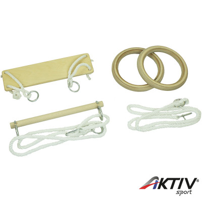 Tornakészlet (hinta, nyújtó, felnőtt gyűrűkarika)  II.