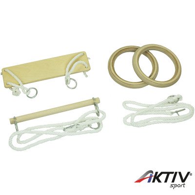 Tornakészlet (hinta, nyújtó, felnőtt gyűrűkarika)  II.