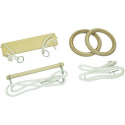 Tornakészlet (hinta, nyújtó, felnőtt gyűrűkarika)  II. Sportszer Vé Sport