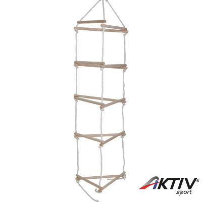 Háromoldalú kötéllétra 2 m