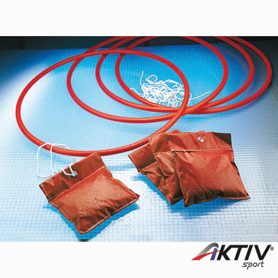 Függőlegesen lesúlyozott karikák 4 db/garn.