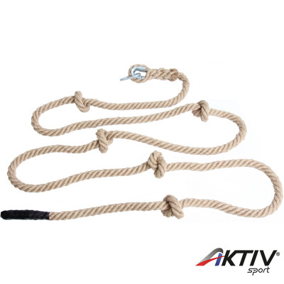 Mászókötél csomós 5 m 32 mm