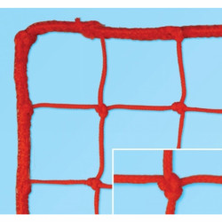 Védőháló, 10x10 cm 5 mm, kültéri, piros 33010014 Sportszer Olasz Sportháló