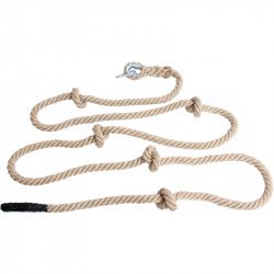 Mászókötél, csomós, 4 m, 22 mm Sportszer