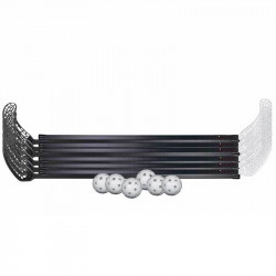 Floorball készlet, carbon 95 cm nyéllel Player Sportszer Vicfloor