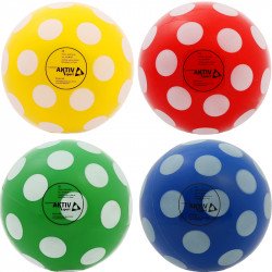 Játéklabda, 18 cm, pöttyös Aktivsport Aktivsport® termékek Aktivsport