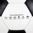 Futball labda, bőr, Fair Play pöttyös, No. 5