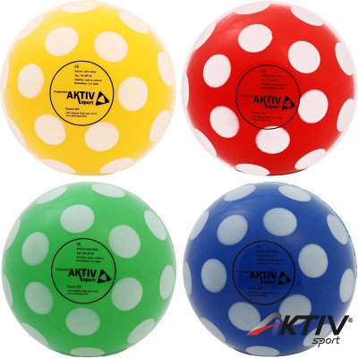 Játéklabda, 15 cm, pöttyös Aktivsport