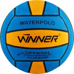 vízilabda, Winner edző No5, gumi kék-sárga Sportszer Winner