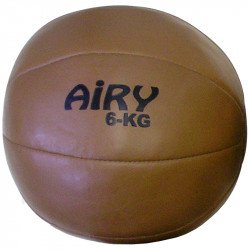 Medicinlabda 6 kg, bőr Fitness