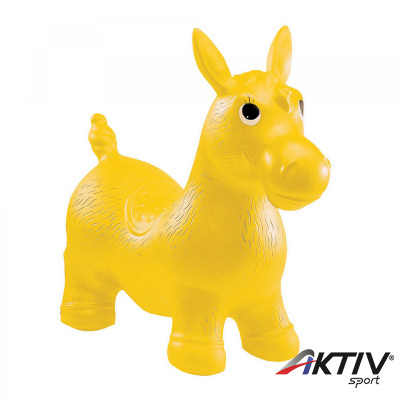 Ugráló póni, 60 cm kerület, sárga