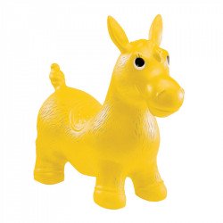 Ugráló póni, 60 cm kerület, sárga Játék