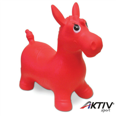 Ugráló póni, 60 cm kerület, piros