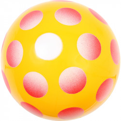 Játéklabda 30 cm színes pöttyös
