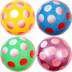 Játéklabda 30 cm színes pöttyös Sportszer Aktivsport