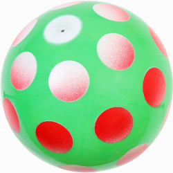 Játéklabda 30 cm színes pöttyös